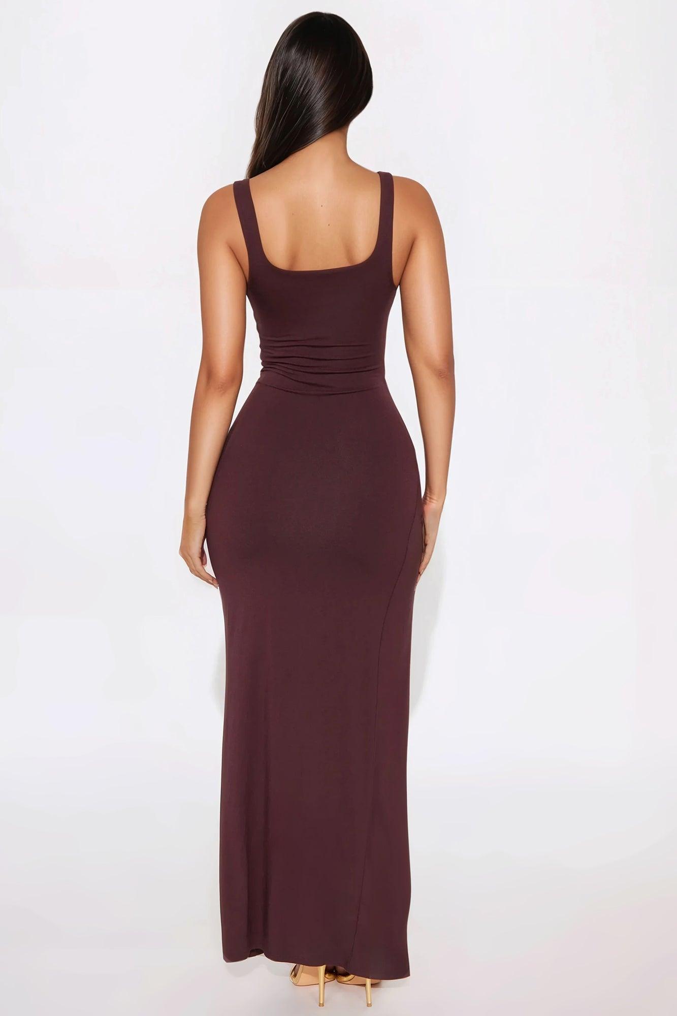 Summer Vibe Maxi Dress - Brown Product Image