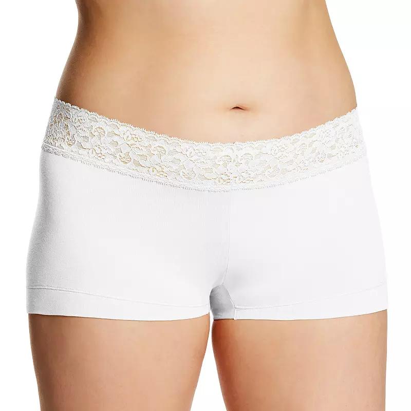 Maidenform® Dream® Cotton Lace-Trim Boyshort Underwear 40859, Women's,  Product Image