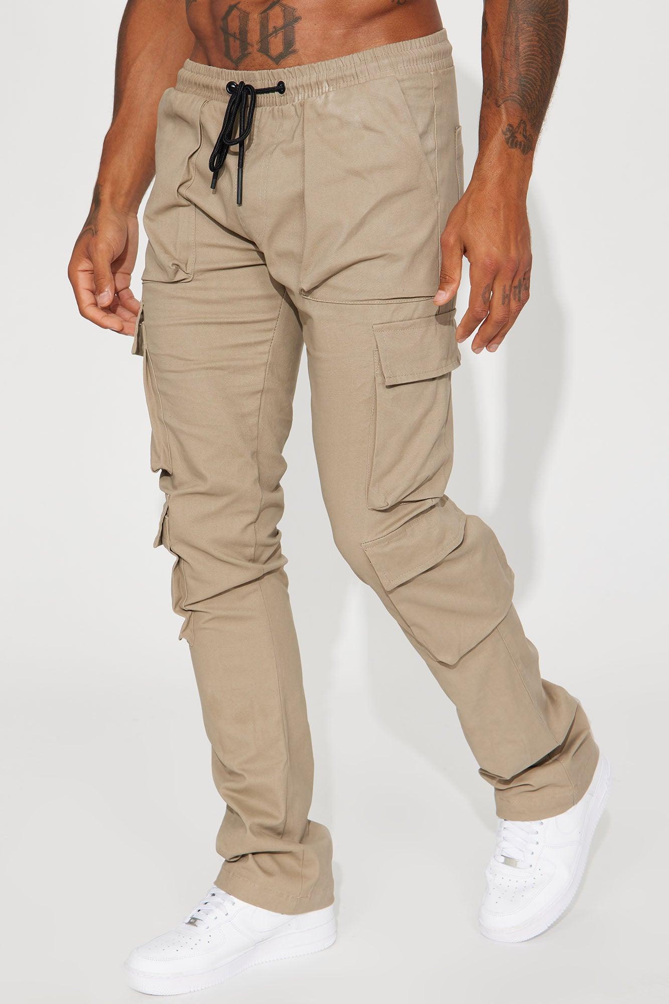 Do It To You Relaxed Cargo Pants - Taupe Product Image