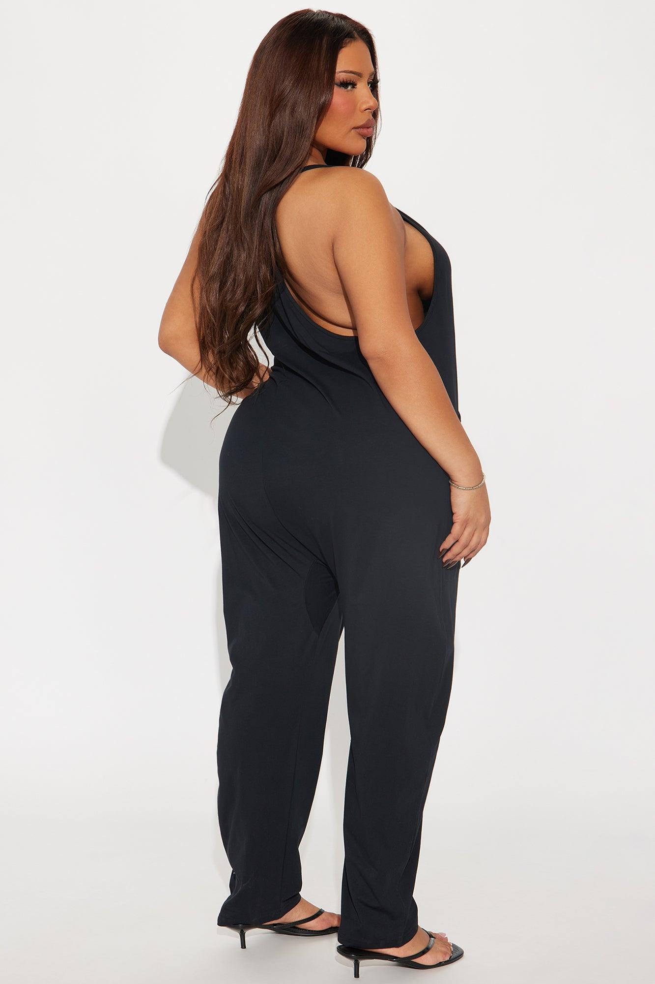 Always Loungin' Jumpsuit - Black Product Image
