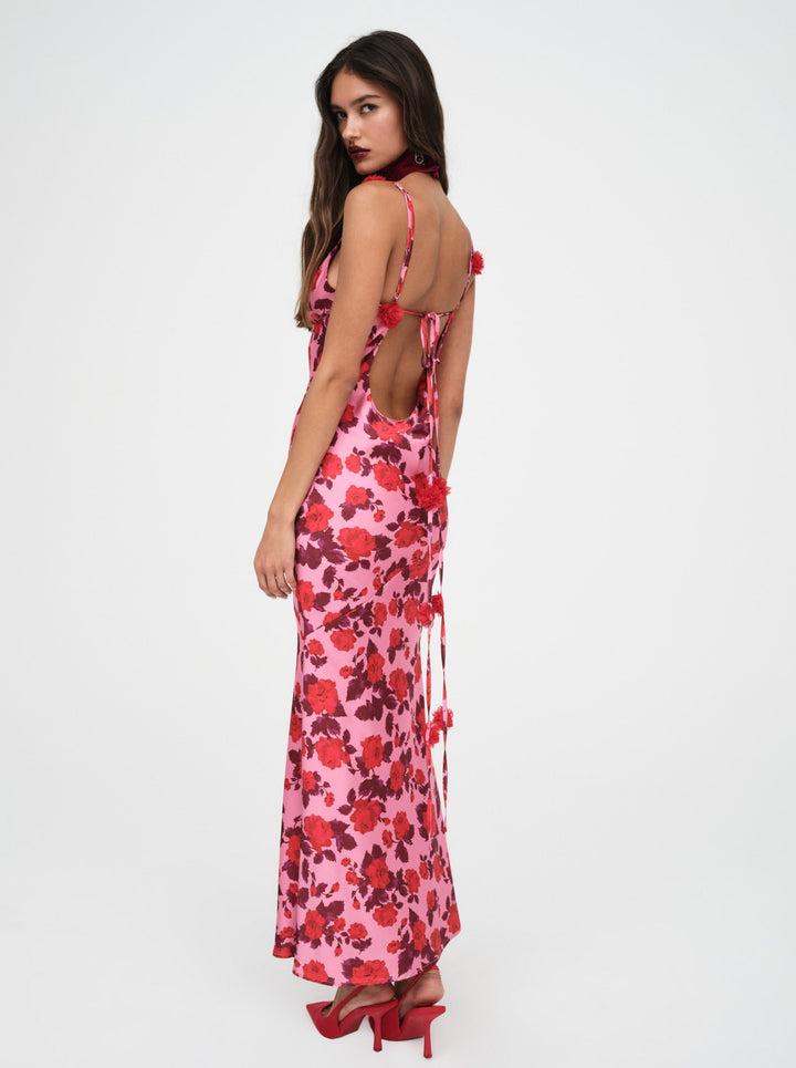 Huda Maxi Dress — Pink Product Image