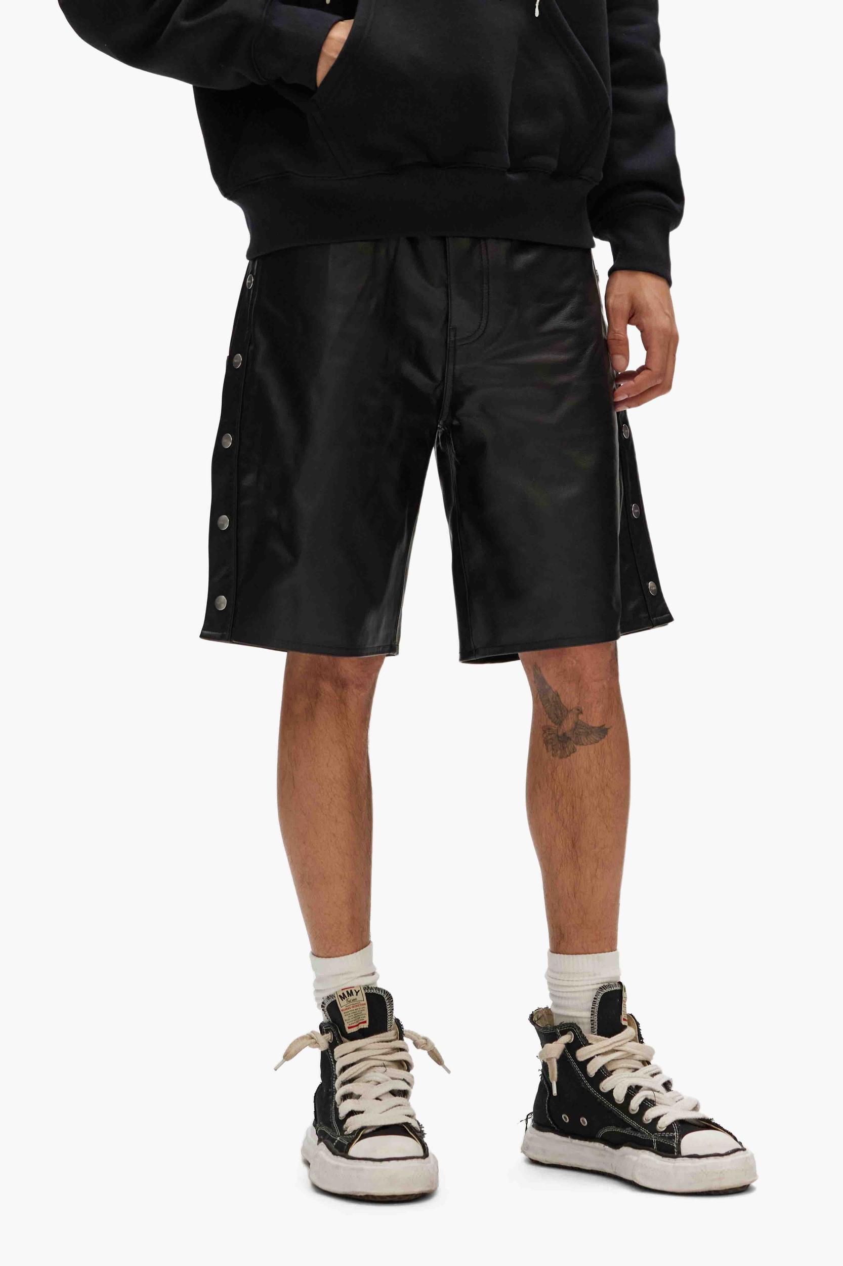 Leather Tearaway Shorts Male Product Image