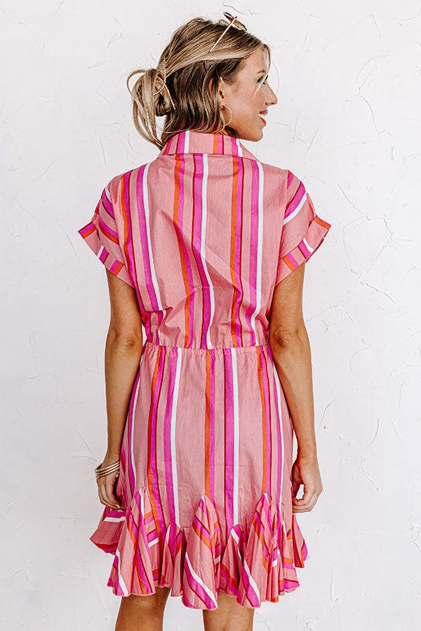 Country Club Cuteness Stripe Mini Dress Product Image