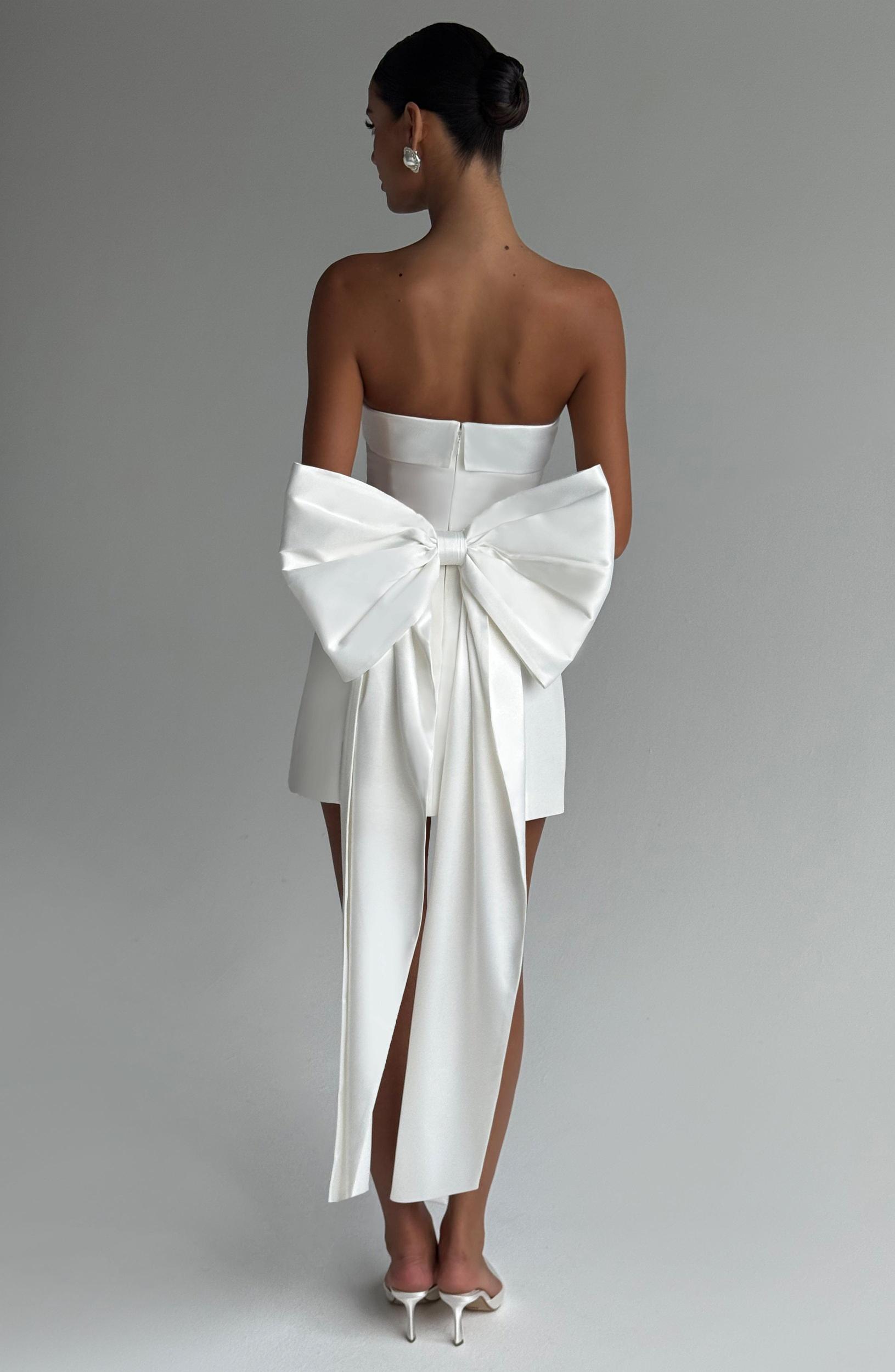 Barbara Mini Dress - Ivory Product Image