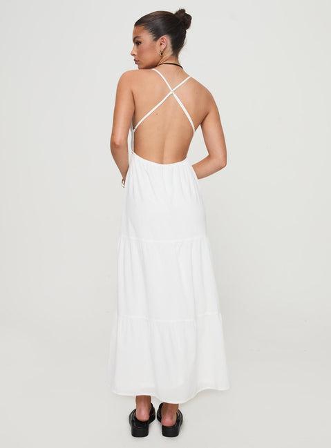 Mckew Maxi Dress White Product Image