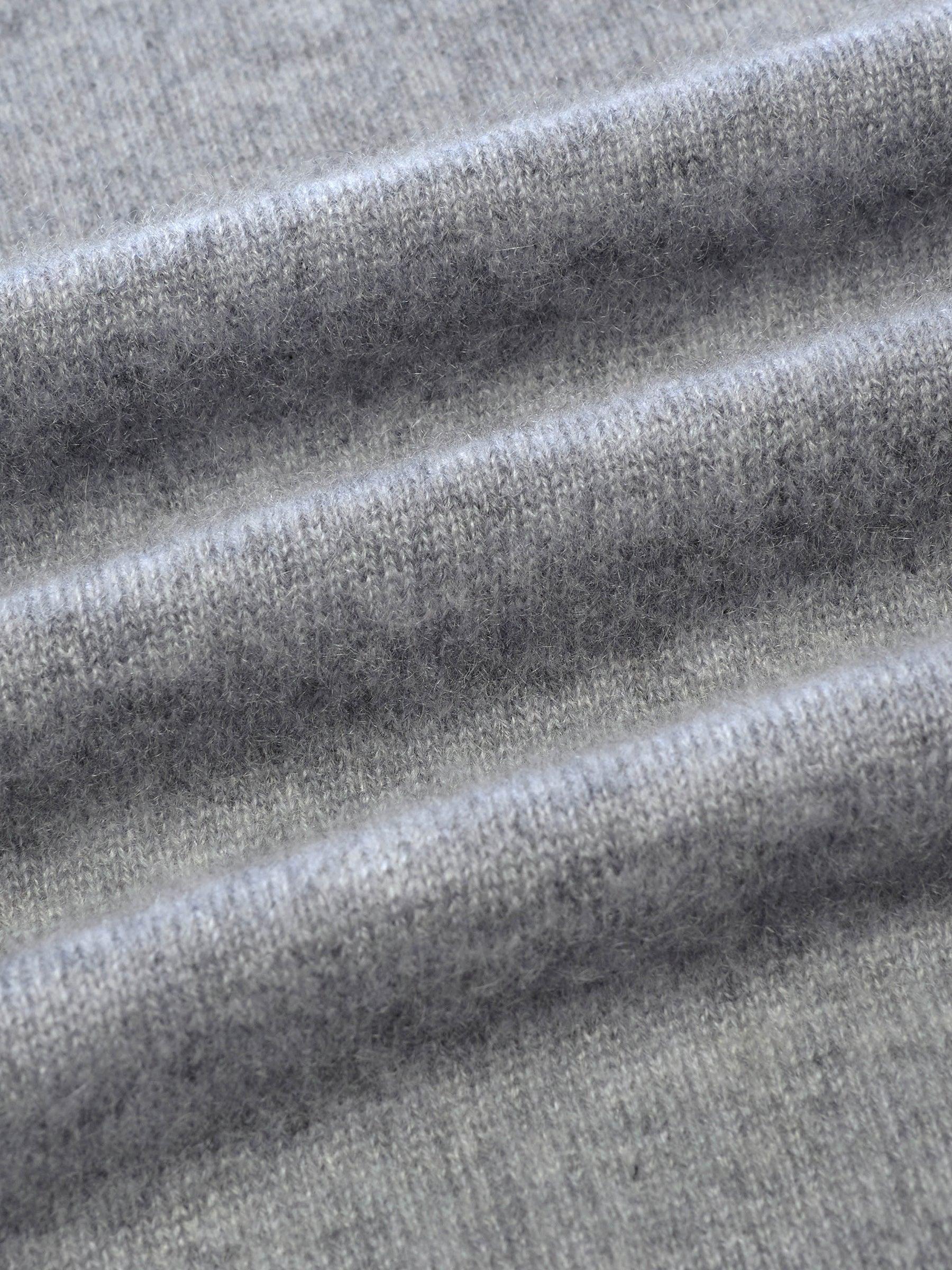 100% Cashmere Folded Collar Women Cardigan Product Image