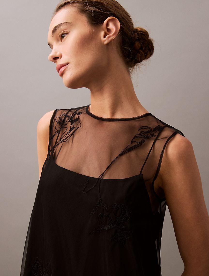 Embroidered Mini Dress Product Image