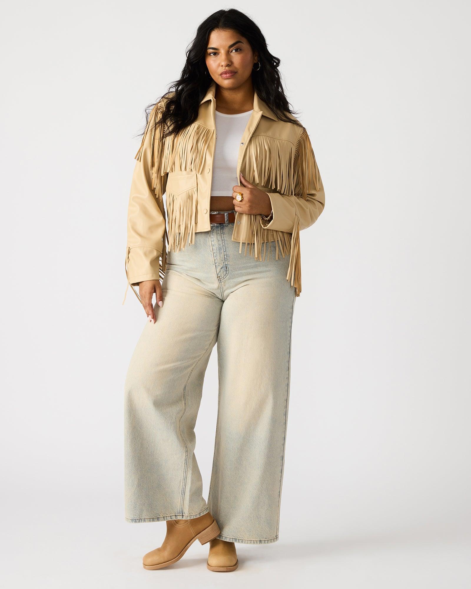 HALIA JACKET TAN - SM REBOOTED Female Product Image