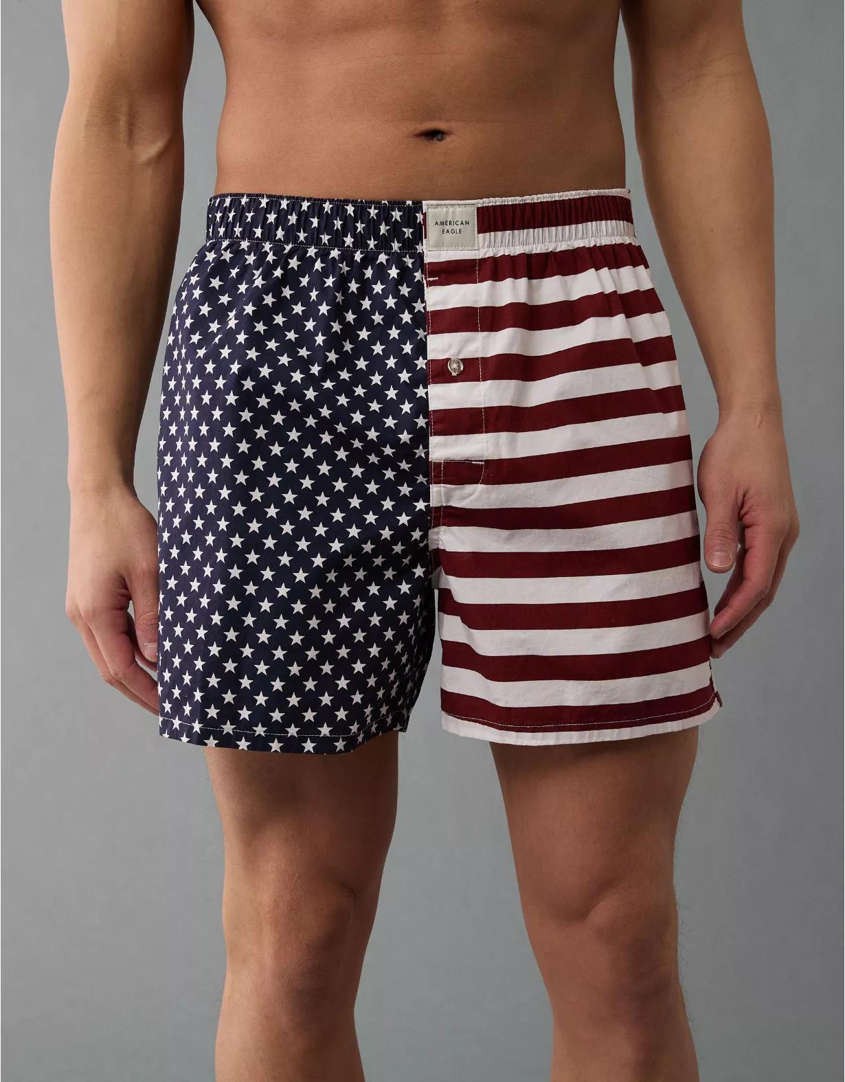 AEO Men's USA Stars & Stripes Stretch Boxer Short Product Image
