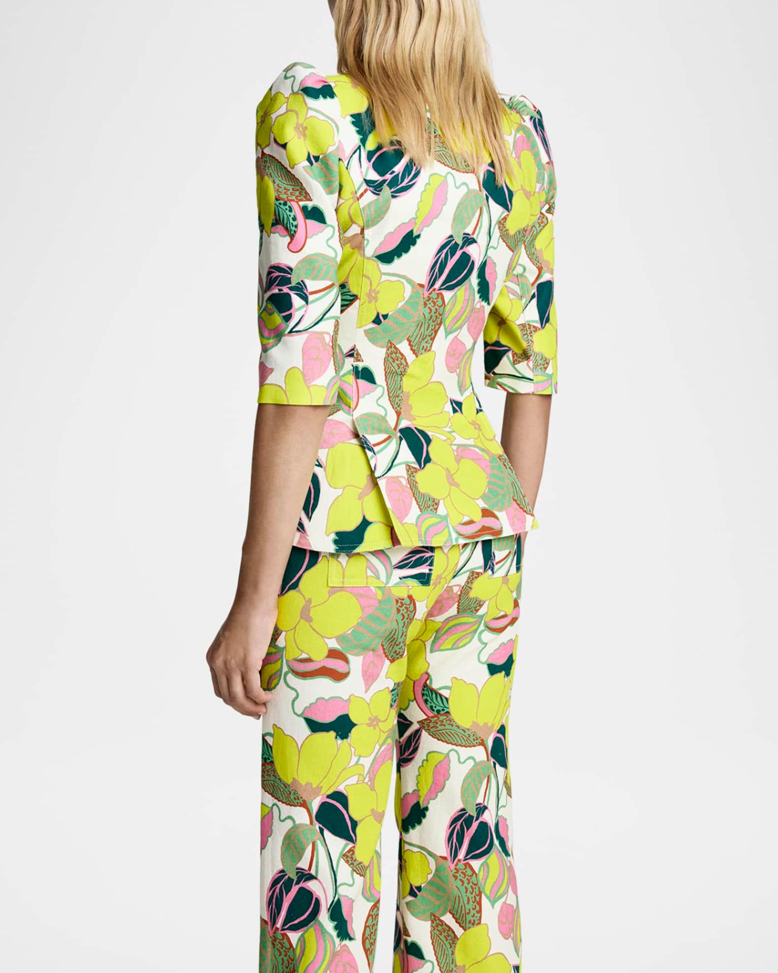 Citrus Cabana Short-Sleeve Blazer Product Image