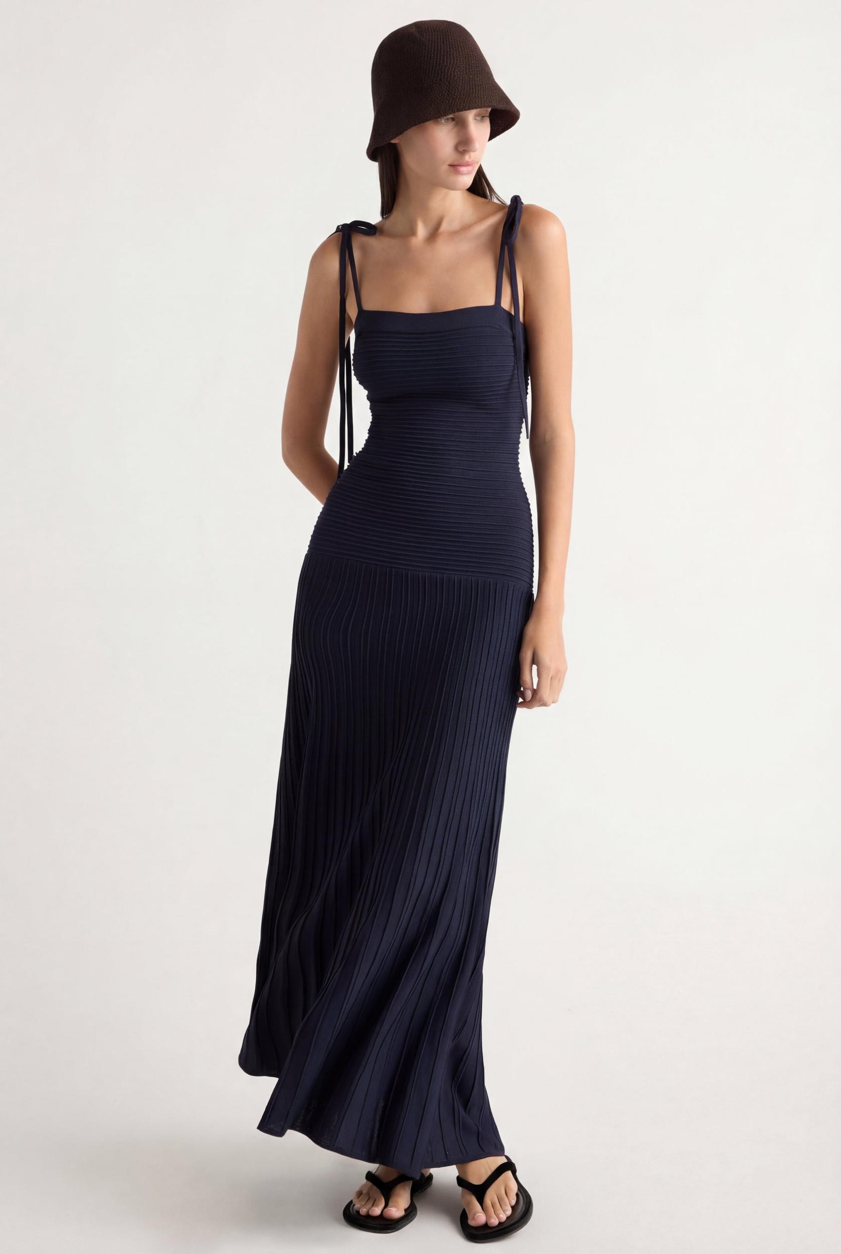 Chan Ottoman-Knit Dress Product Image
