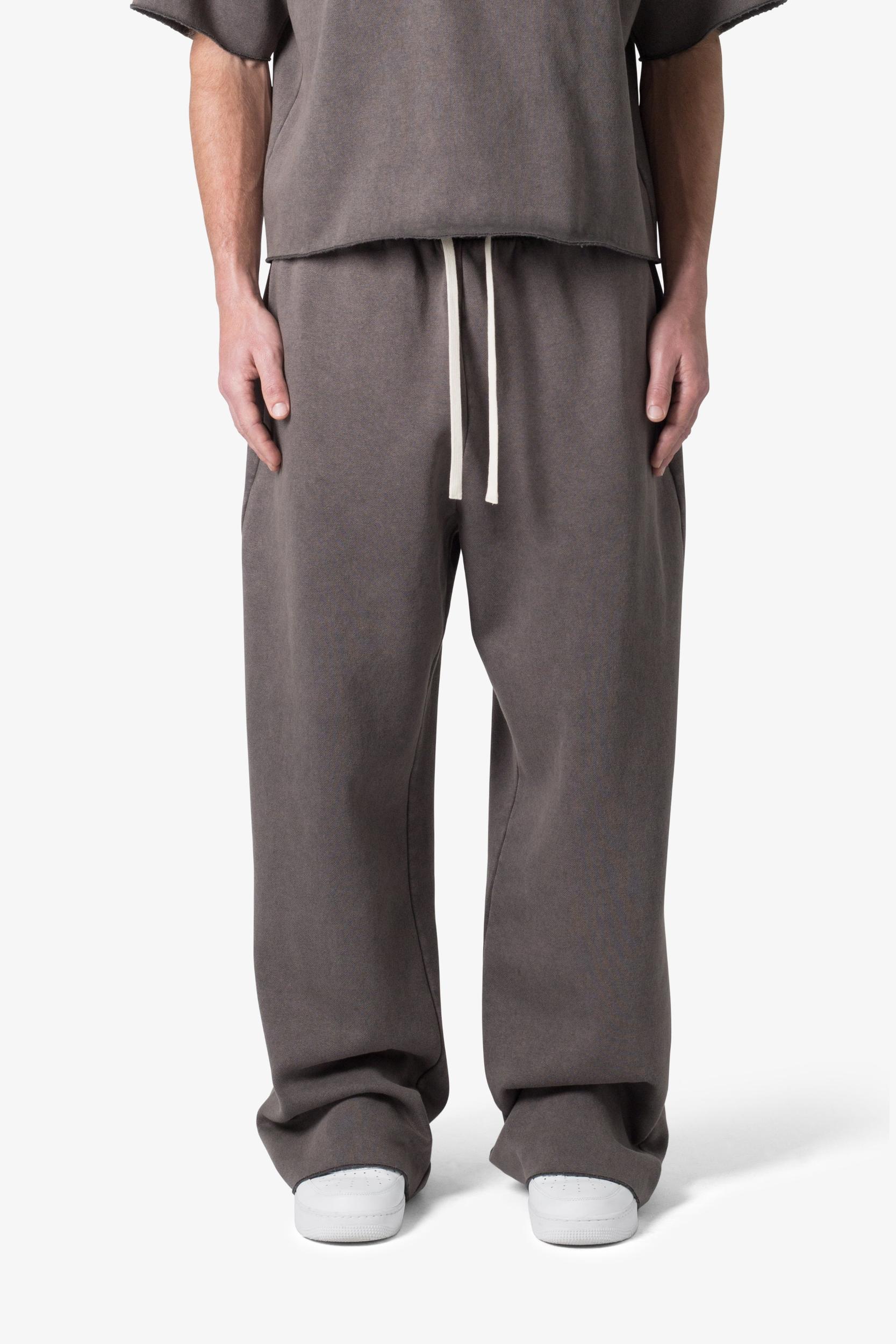 Washed Ultra Baggy Sweatpants - Washed Black Product Image