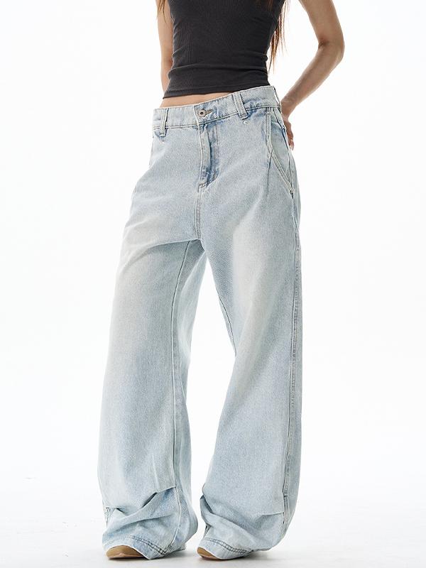 American High Street Light Boyfriend Jeans Product Image