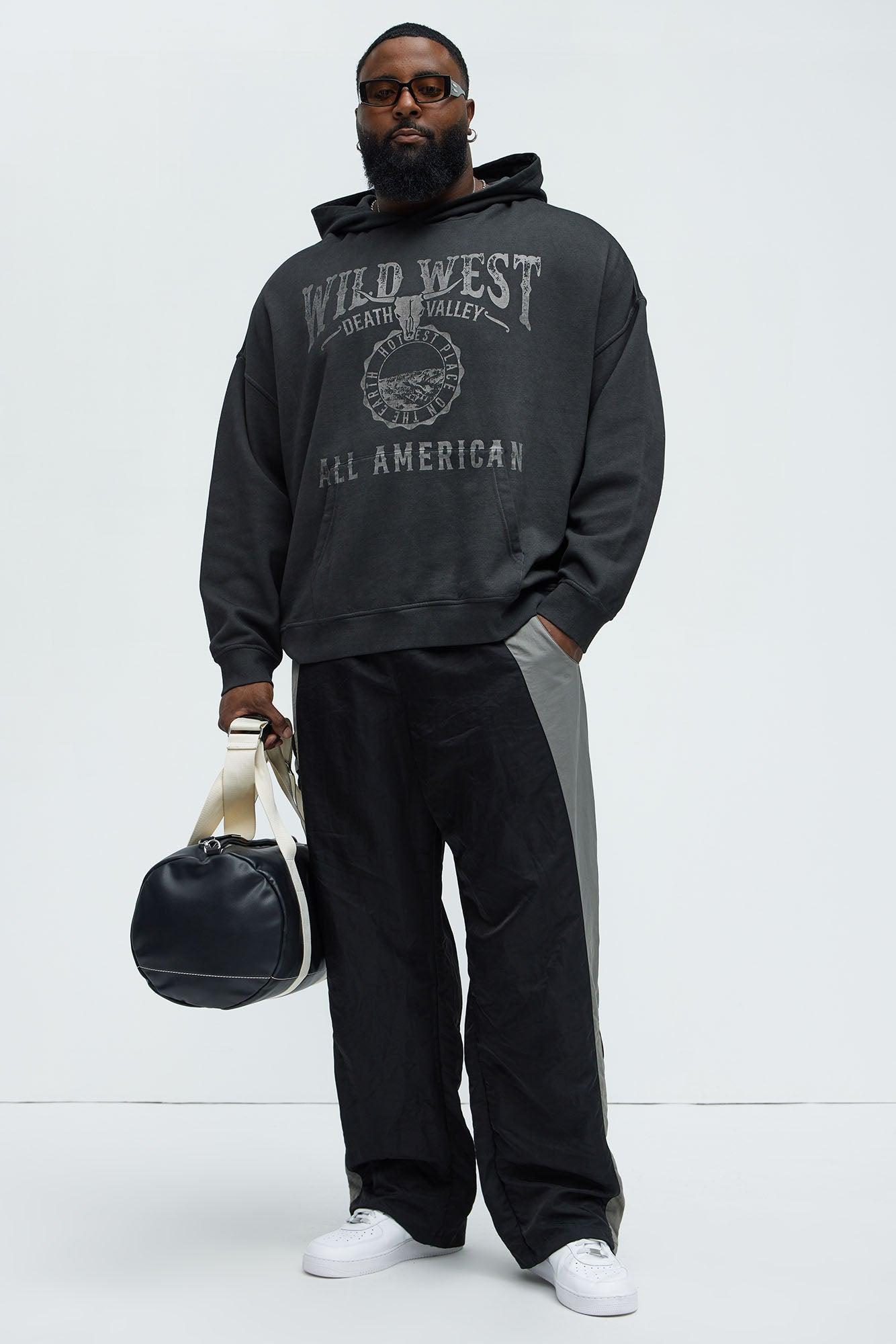 Tyson Wild West Oversized Hoodie - Black Product Image