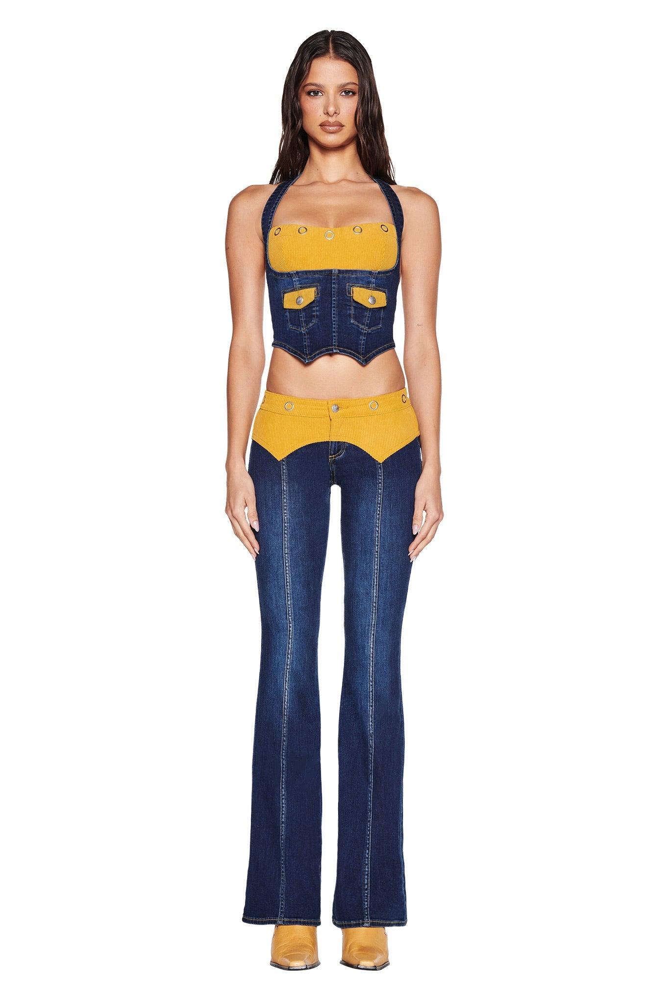 TOMMIE CORSET - DARK WASH Product Image
