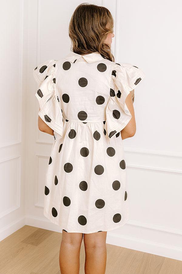 Spotted Around Town Mini Dress Product Image