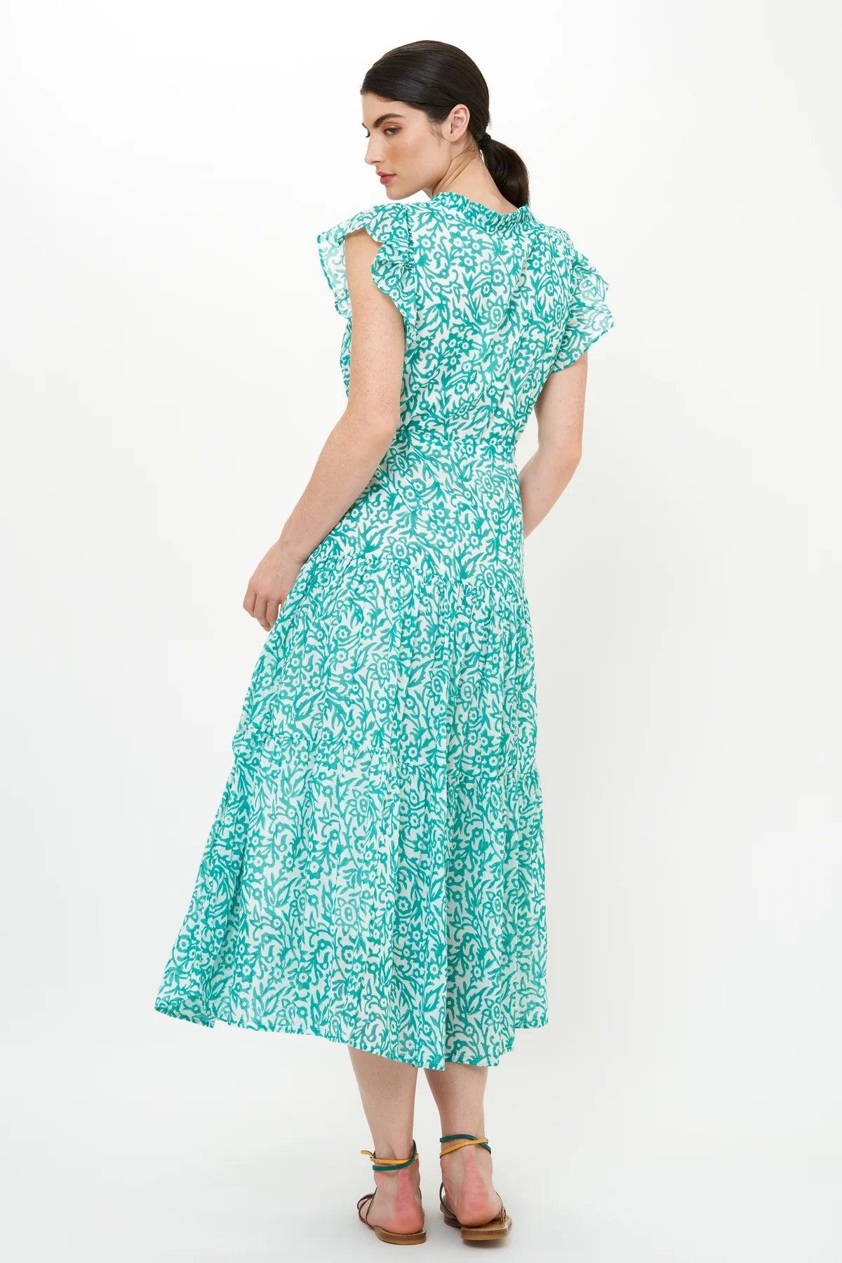 Cinched Flirty Midi Dress Product Image