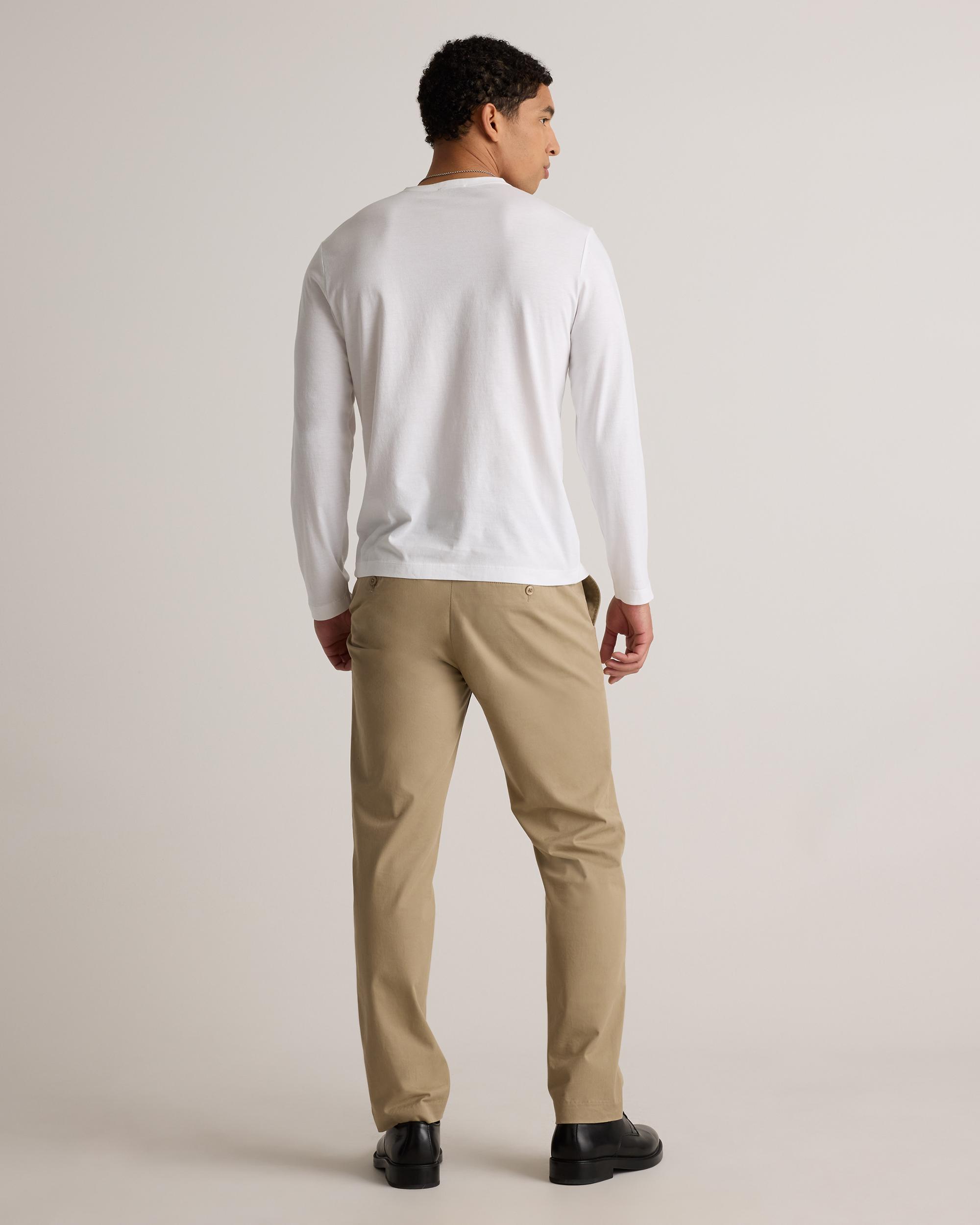 Quince | Men's 100% Pima Cotton Luxe Touch Long Sleeve T-Shirt Organic Cotton Product Image