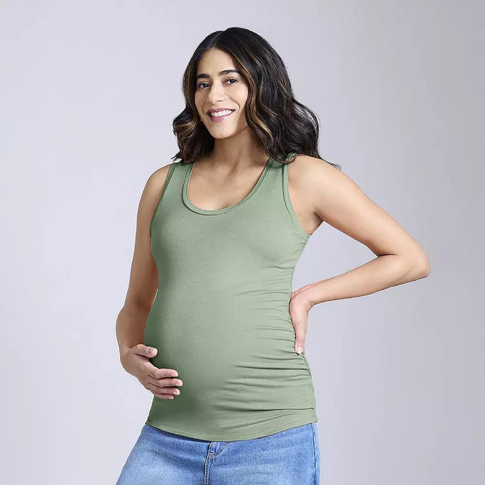 Maternity Motherhood® Side Ruched Tank, Women's,  Product Image