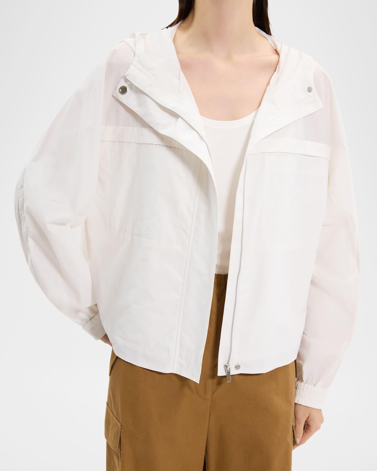 Gathered Hooded Jacket Product Image