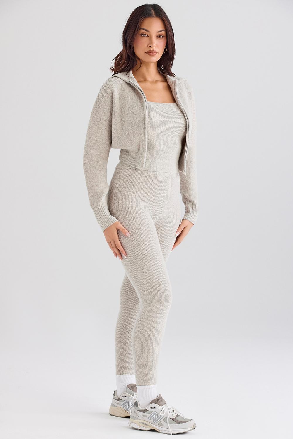 Sydney  opal ribbed knit leggings - sale Product Image