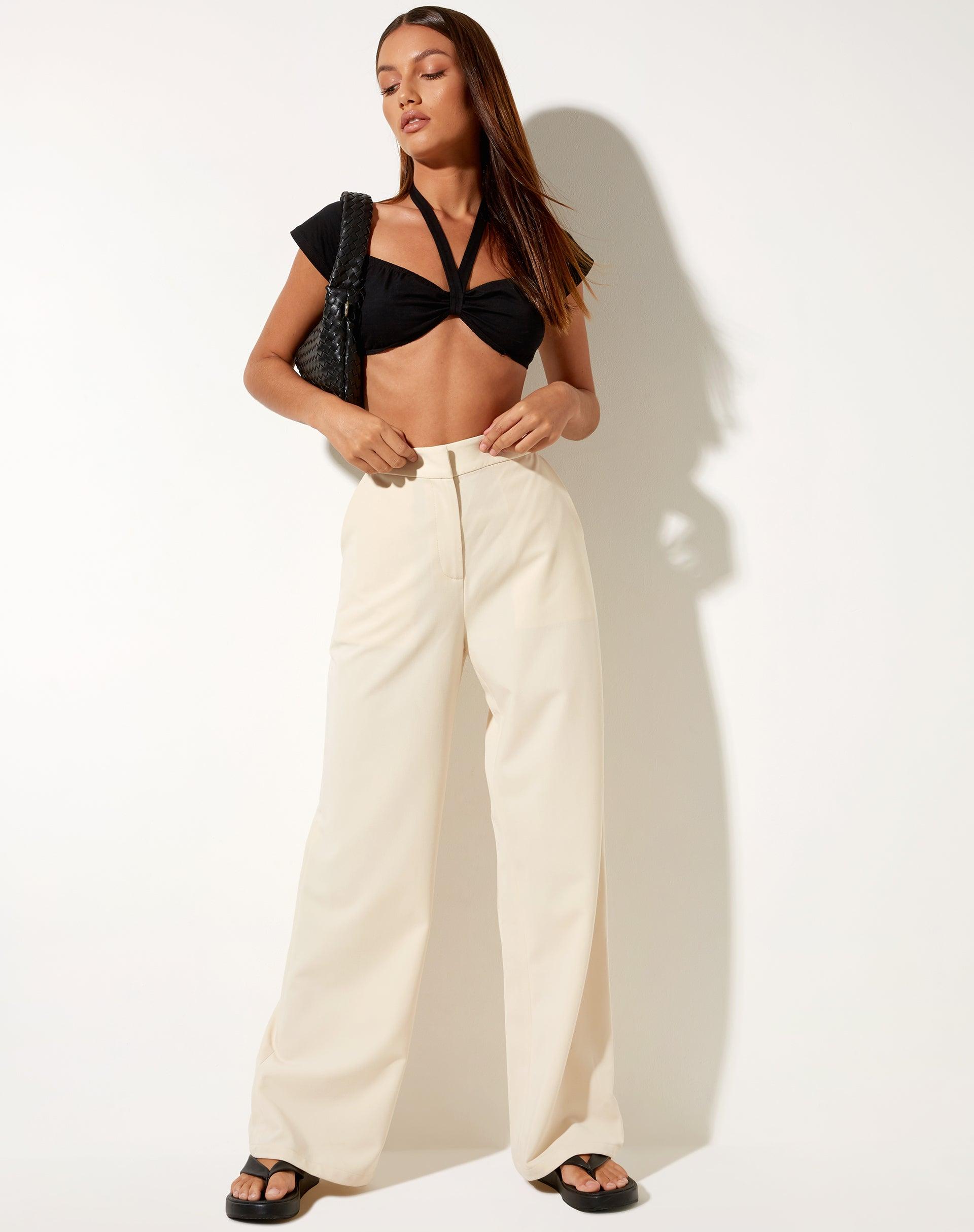 Zaveta Bralette Top in Black Product Image