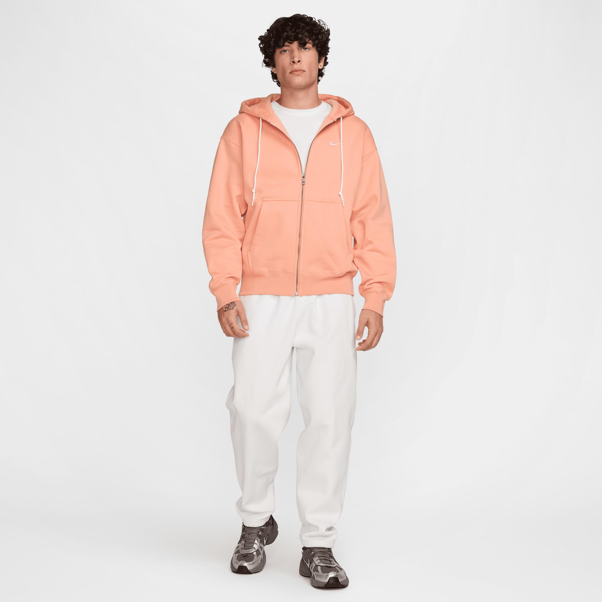 Nike Mens Solo Swoosh Full-Zip Hoodie | DR0403-844 Product Image