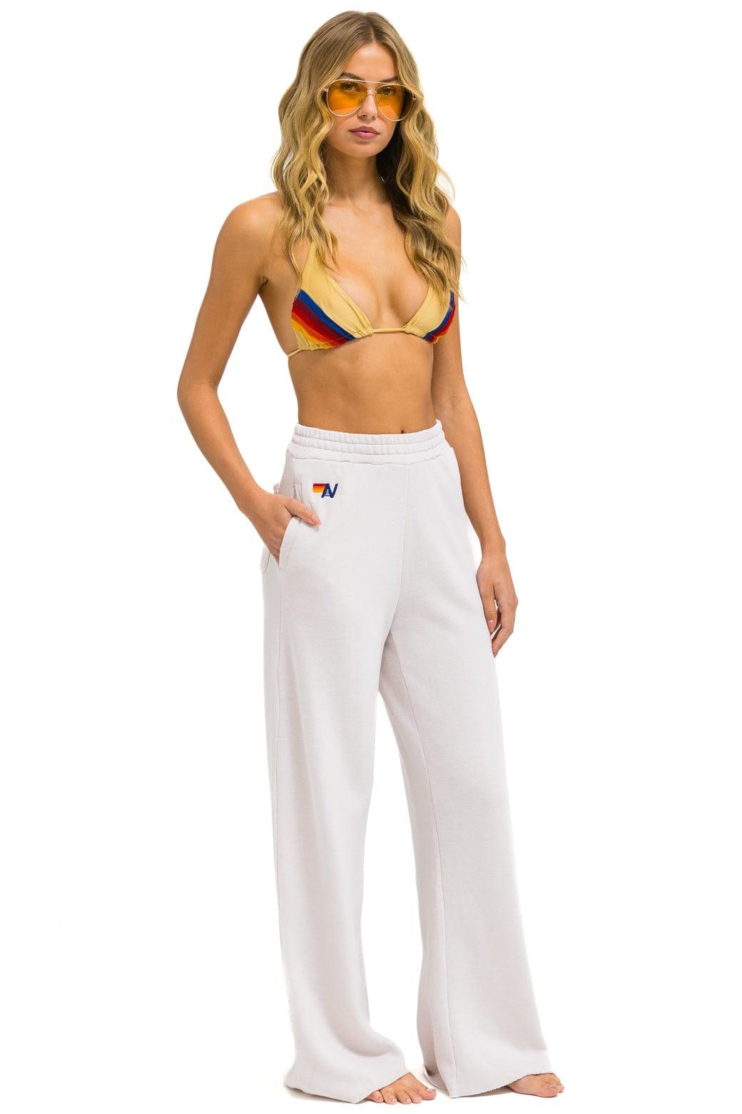 WIDE LEG POCKET SWEATPANTS - DOVE Female Product Image