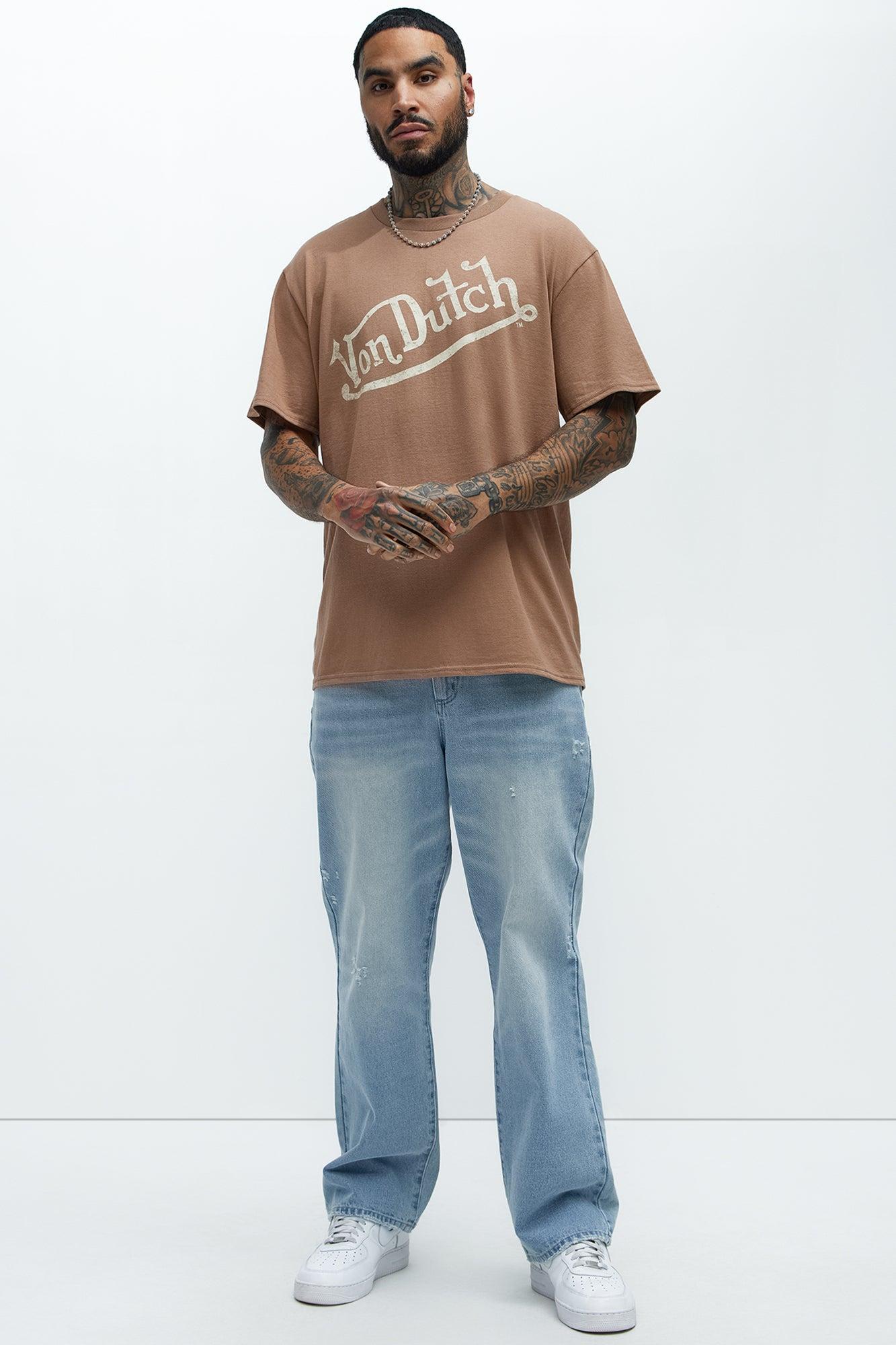 Von Dutch Vintage Short Sleeve Tee - Brown Product Image