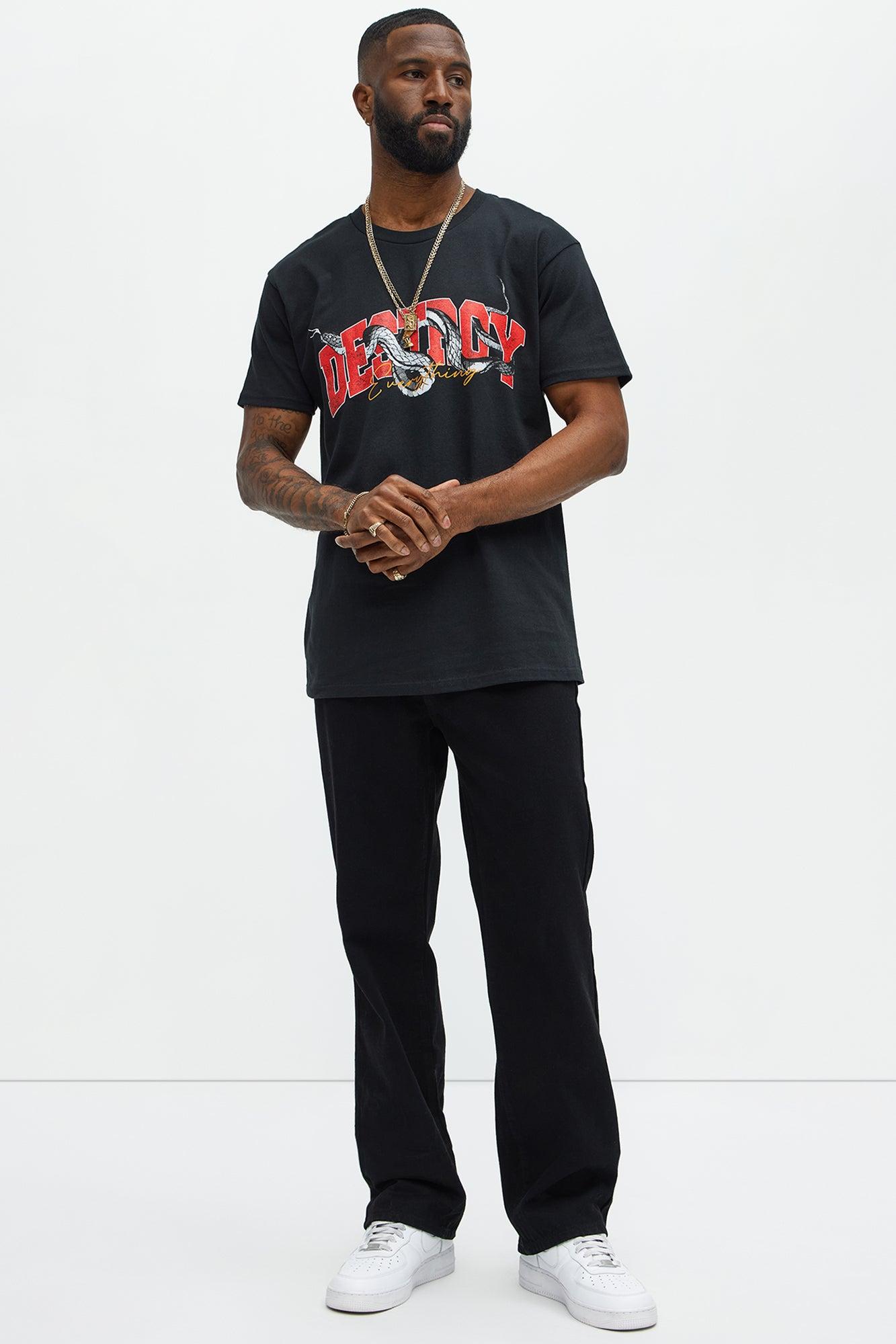 Destroy Everything Short Sleeve Tee - Black Product Image