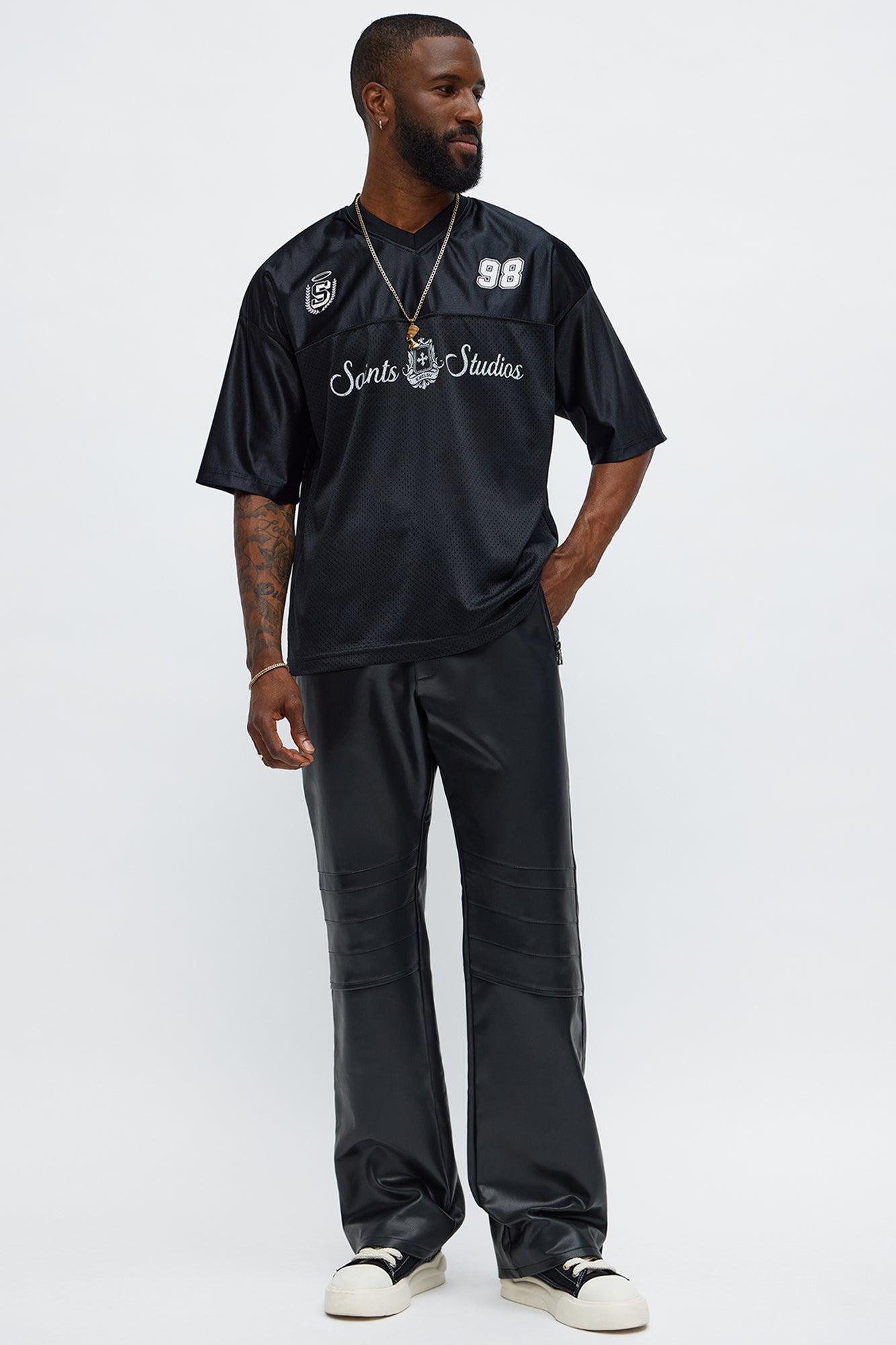 Saints Studios Short Sleeve Soccer Jersey - Black/combo Male Product Image