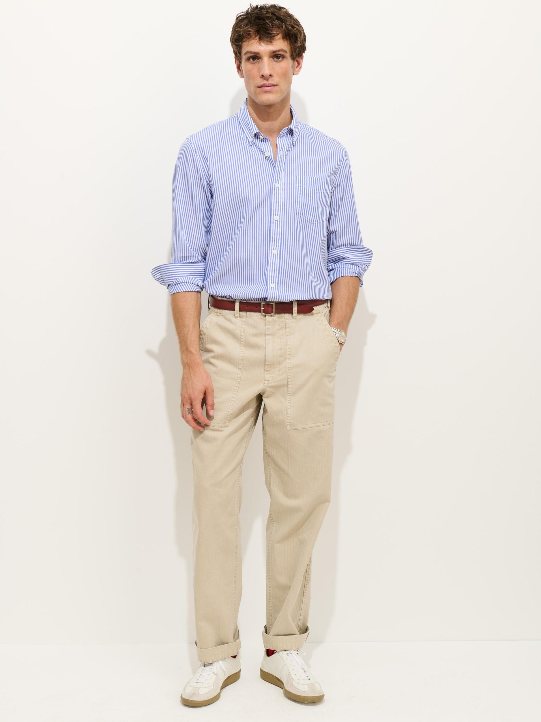 Mill Shirt In Stripe Portuguese Poplin Product Image