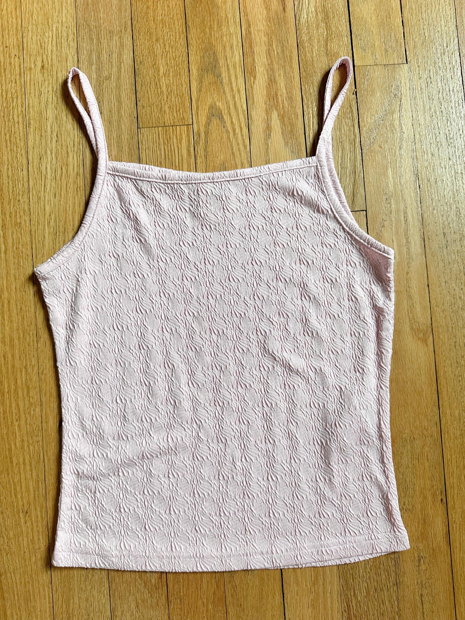 Love Notes Pink Detailed TankTop Product Image