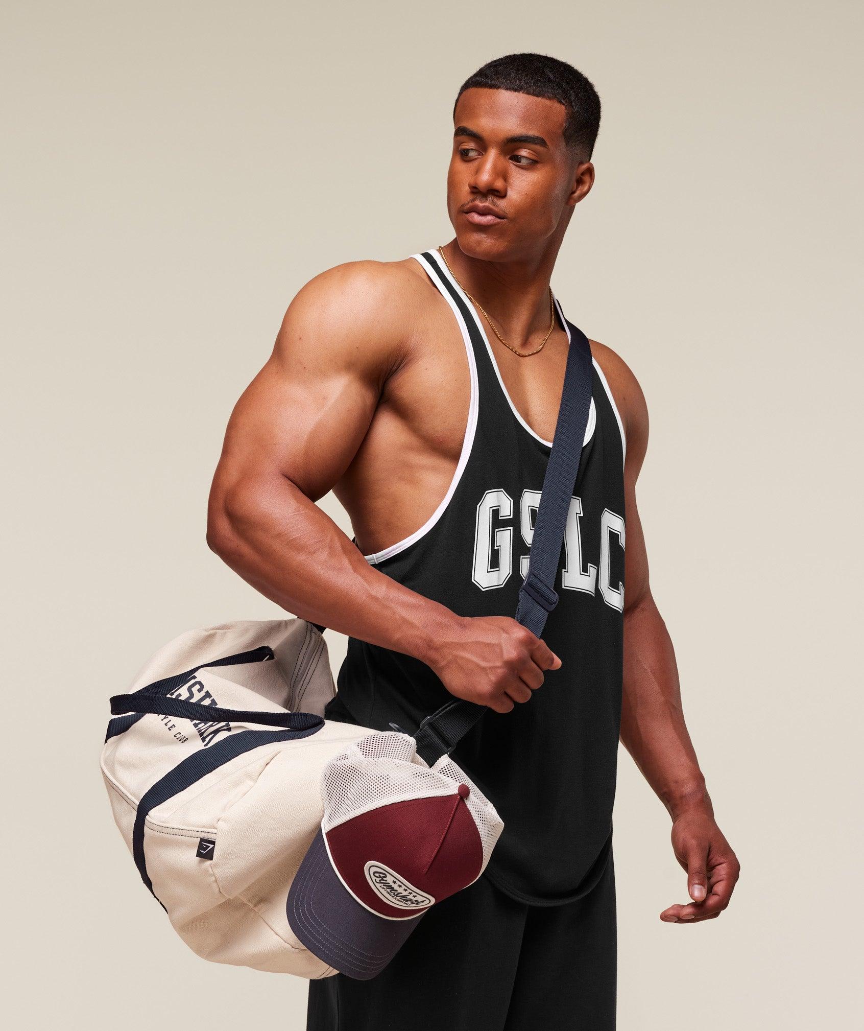 Gymshark GSLC Ringer Stringer - Black Male Product Image