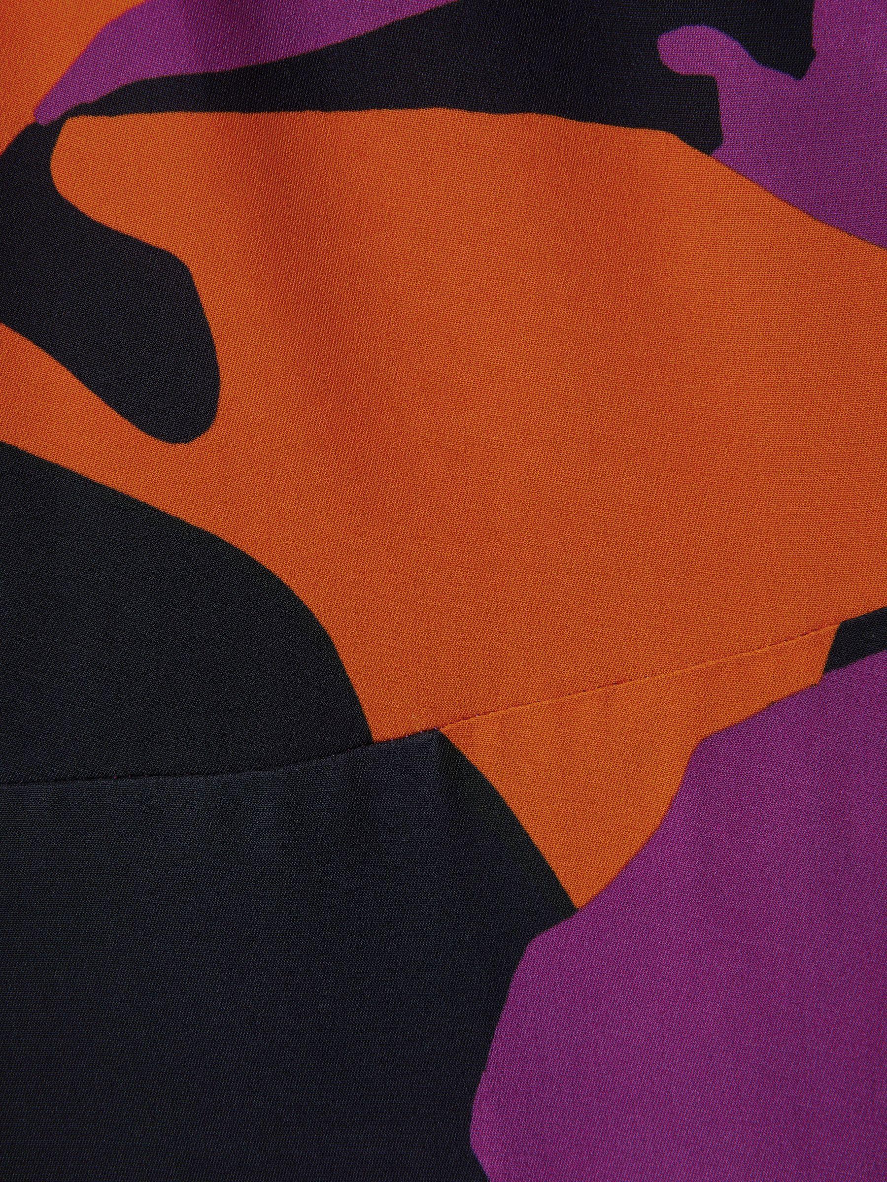 Florere Printed Wide Leg Jumpsuit in Pink/Orange Product Image