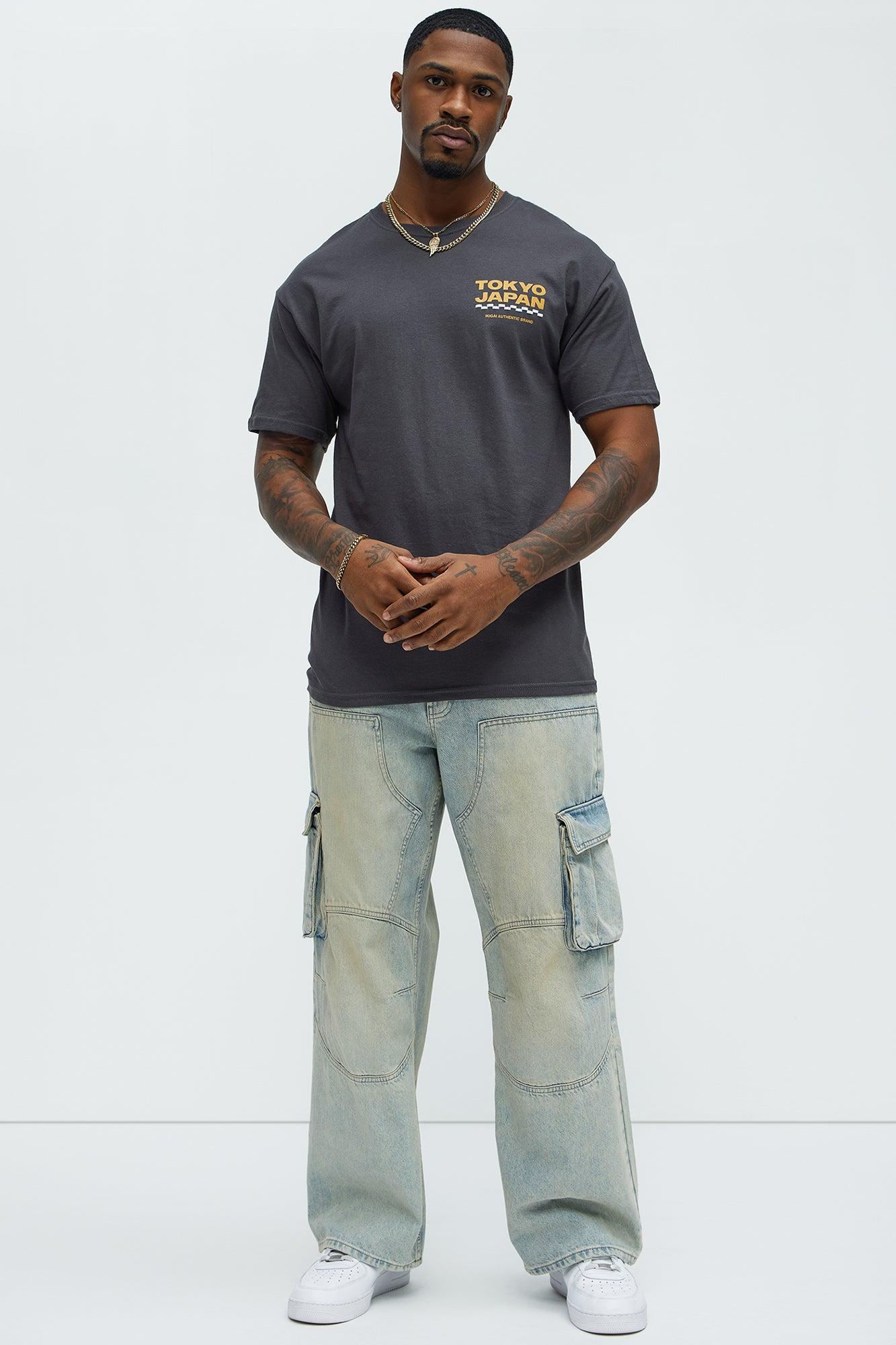 Tokyo Japan Import Short Sleeve Tee - Charcoal Product Image