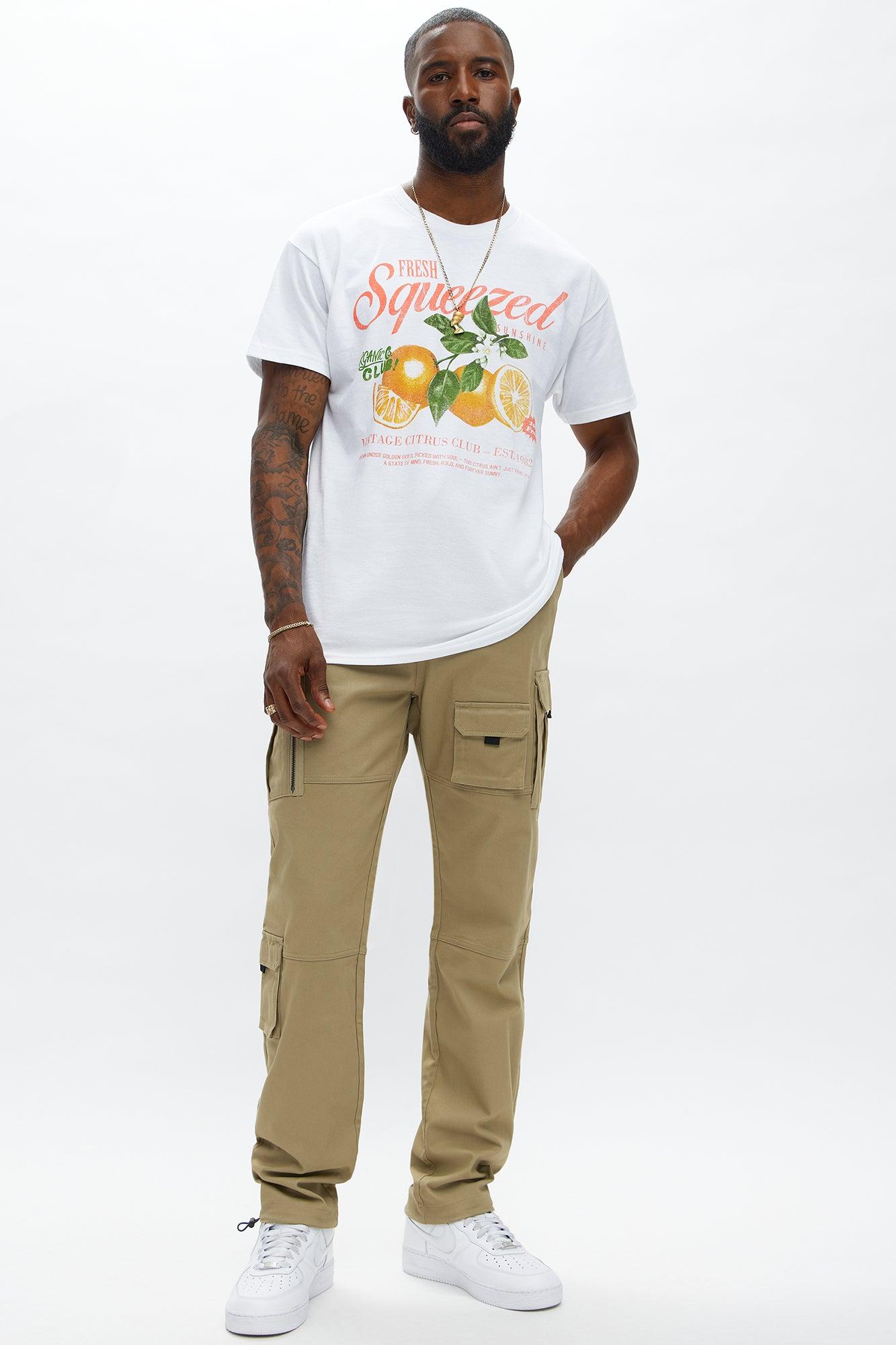 Fresh Squeezed Short Sleeve Tee - White Male Product Image