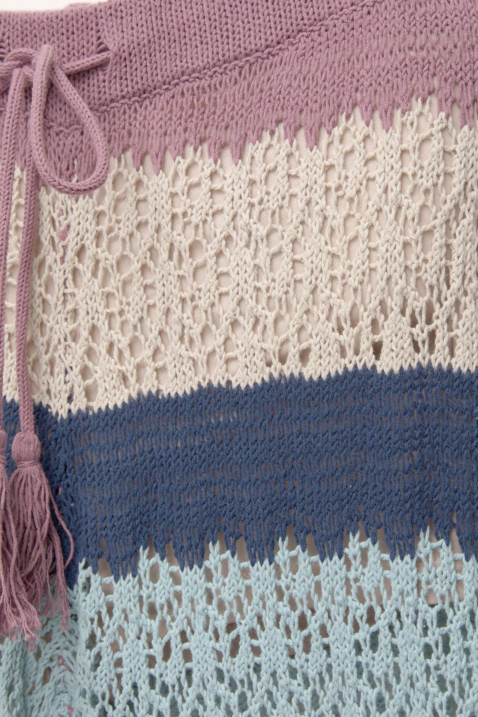 Striped crochet pants Product Image