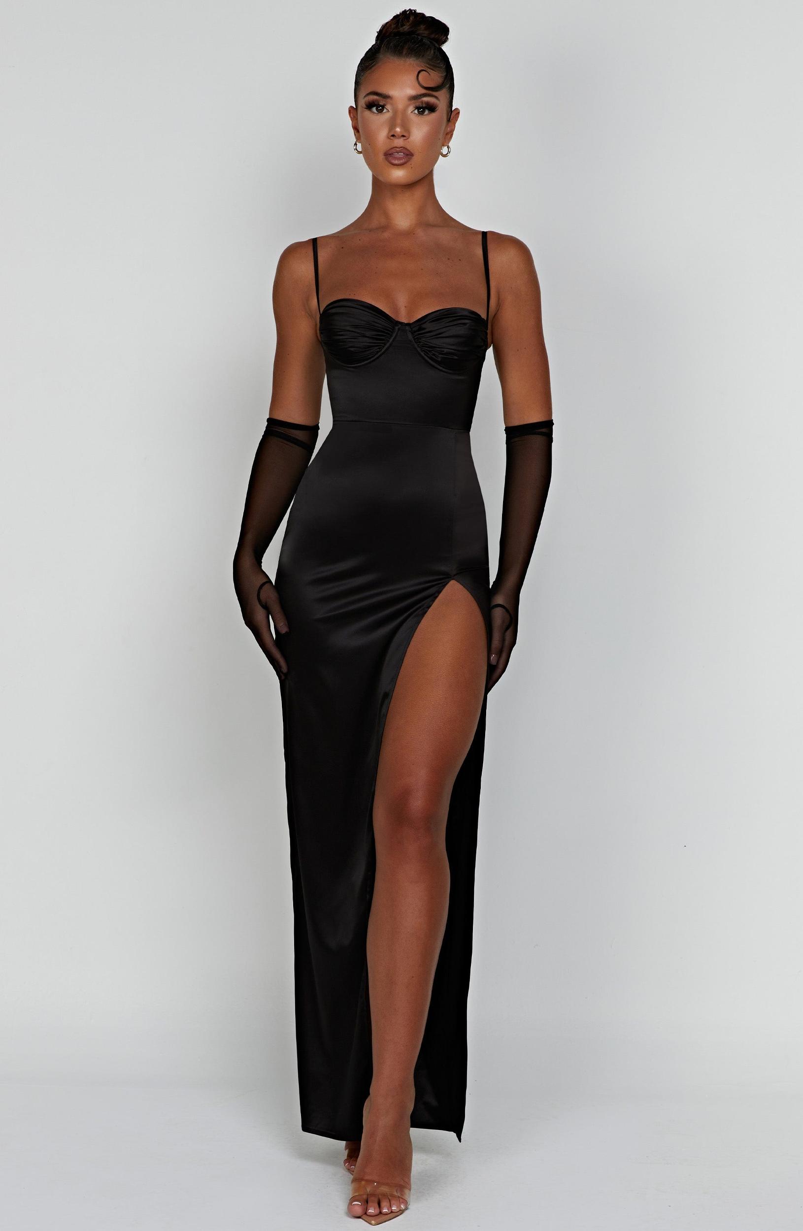 Alora Maxi Dress - Black Product Image