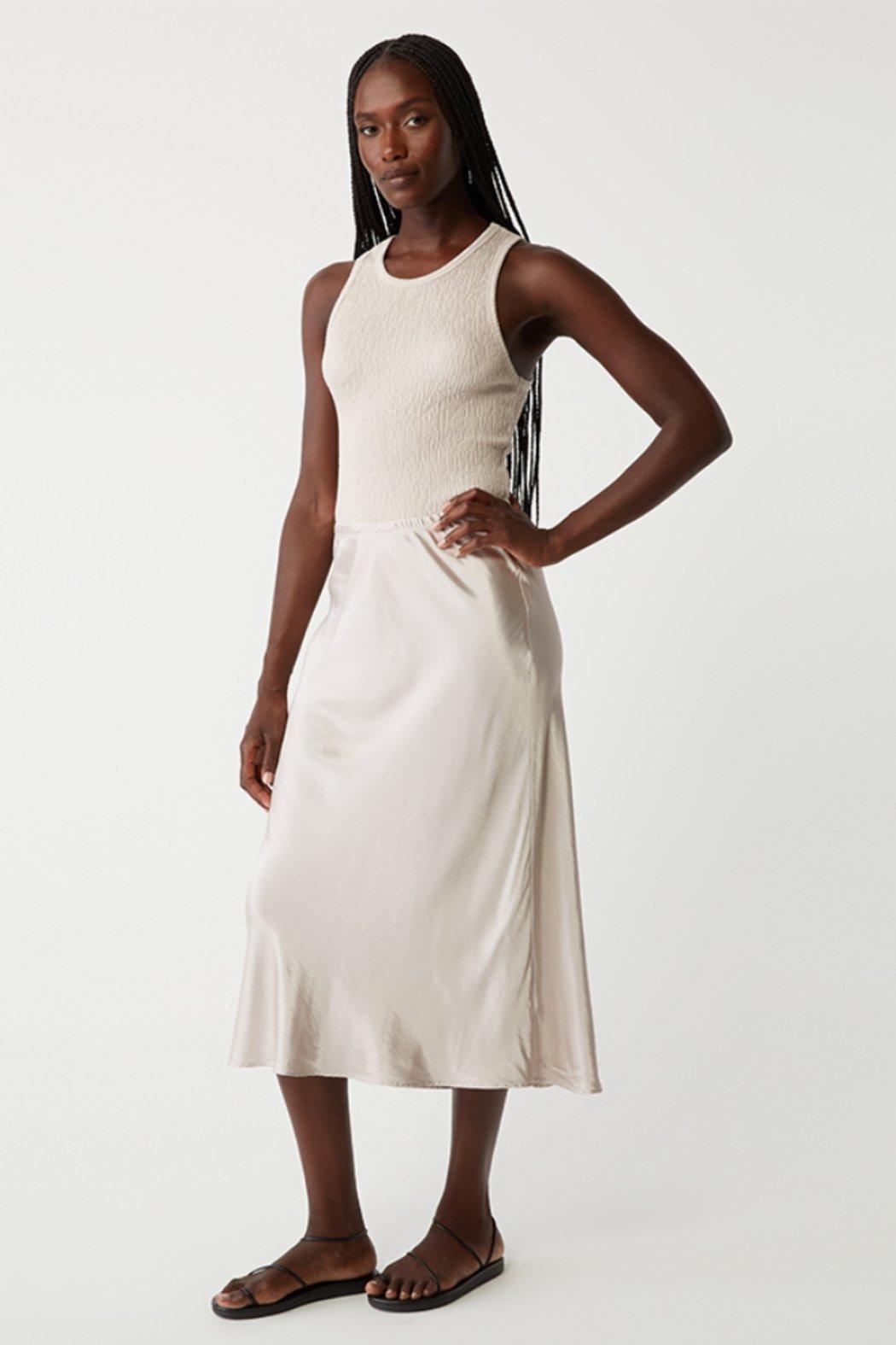 Leila Bias Midi Skirt Product Image