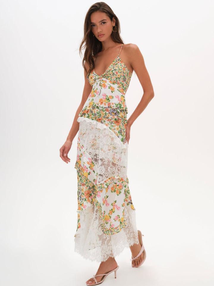 Rosalyn Maxi Dress — Green Product Image