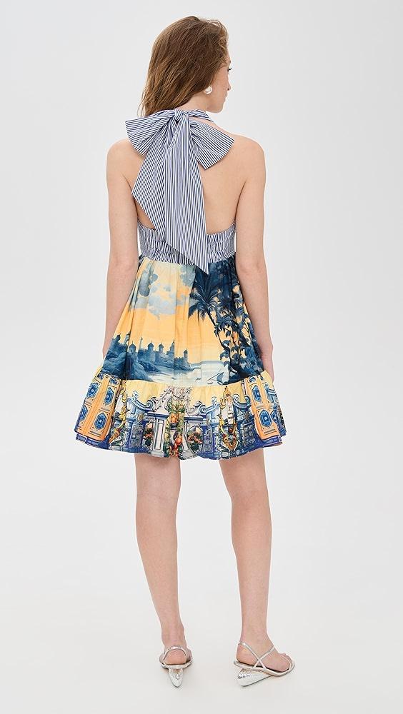 Camilla Ruffle Hem Halter Mini Dress | Shopbop Product Image