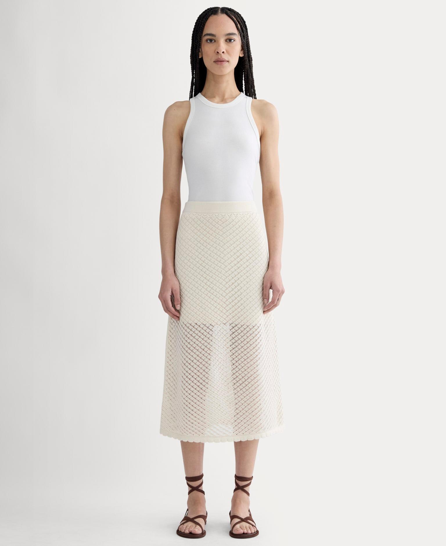 Womens Lace Knit Skirt by Everlane Product Image