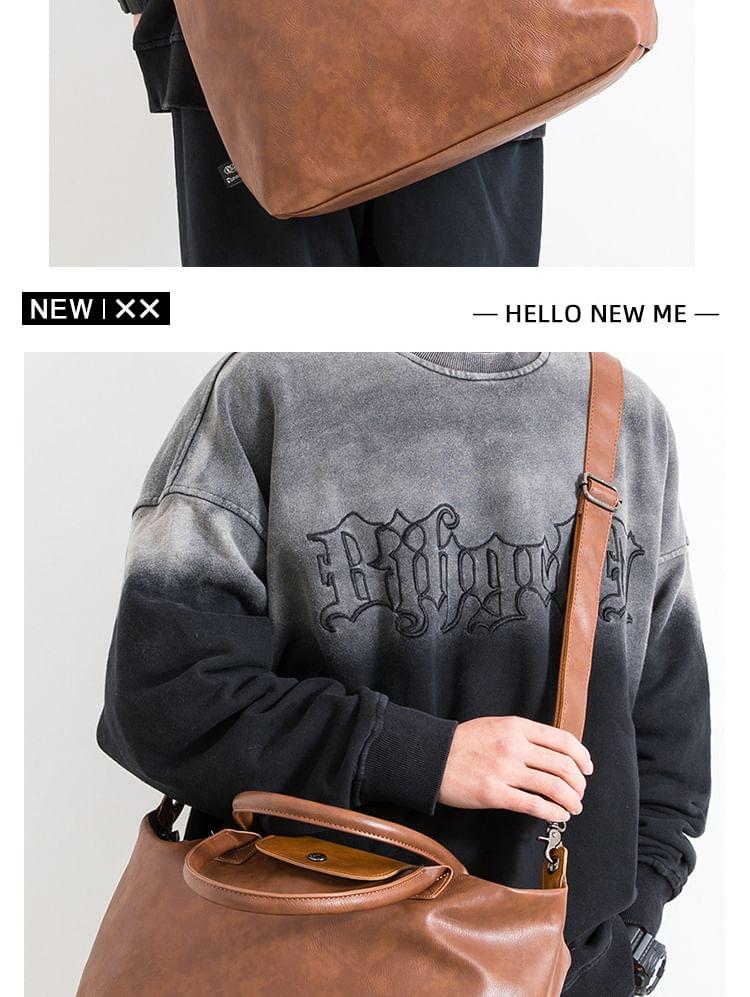 Faux-Leather Crossbody Bag Product Image