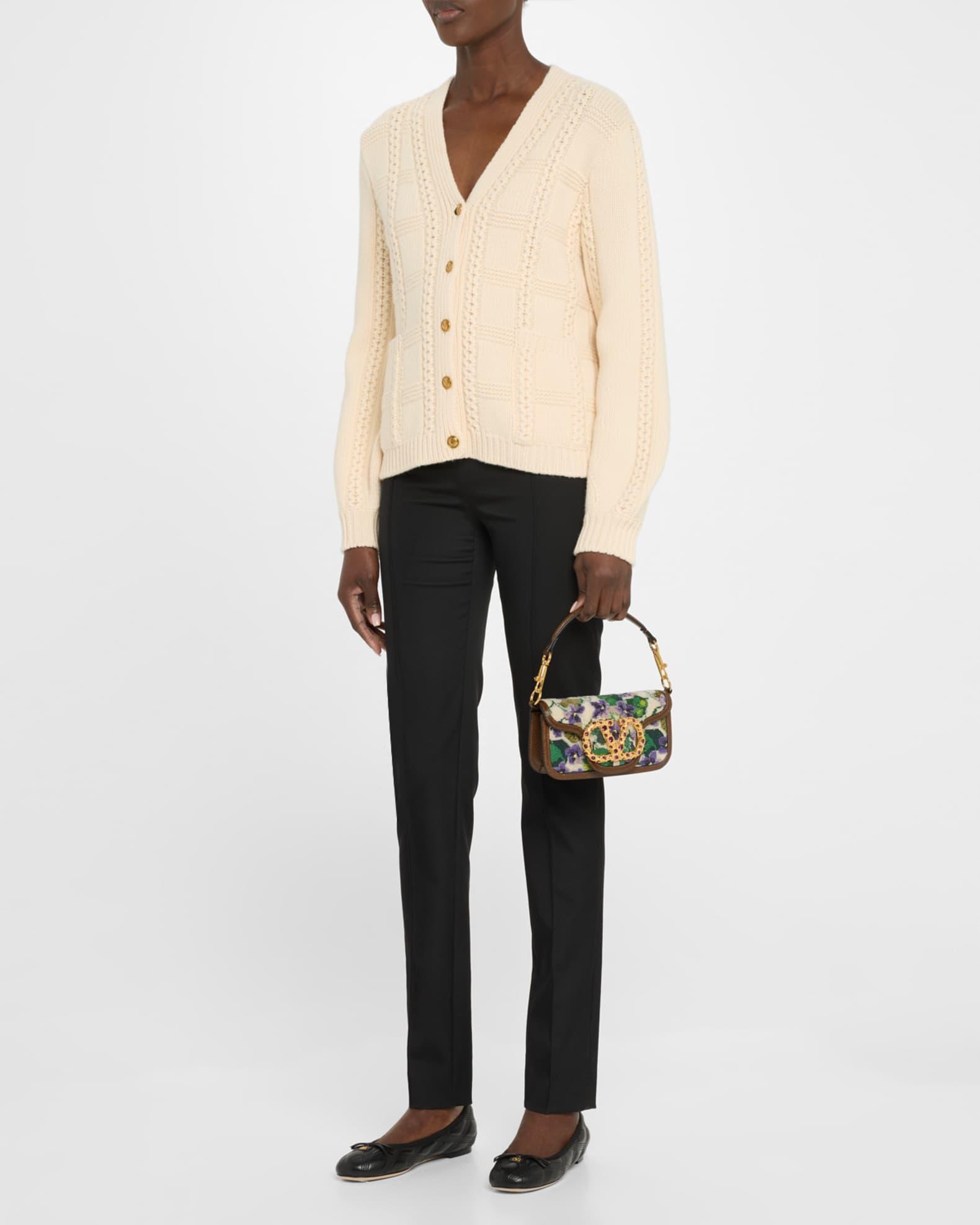 Loco Embroidered Small Shoulder Bag with Jewel Logo Product Image