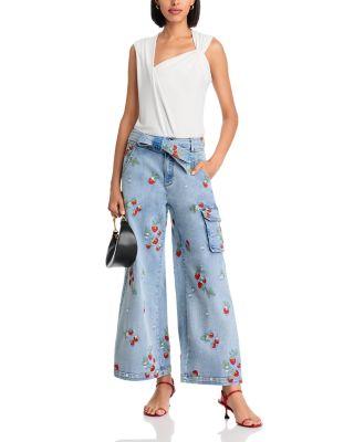 Olivia X Strawberry Fields Jeans in Light Wash Product Image