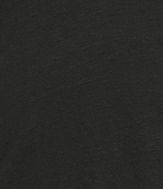 IRO Linen Knit V-Neck Short Sleeve Tee Shirt Product Image