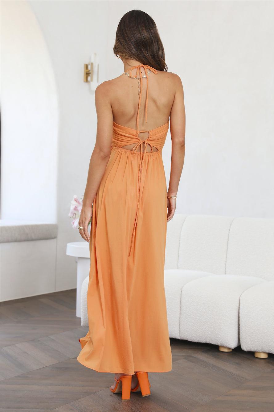 Luxe Vacay Maxi Dress Orange Product Image