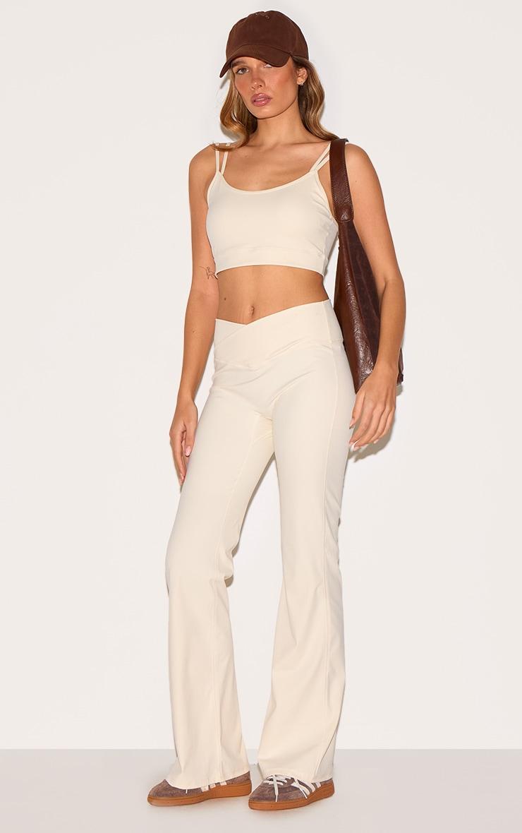 Bone Sculpt Wrap Waist Yoga Pants Product Image