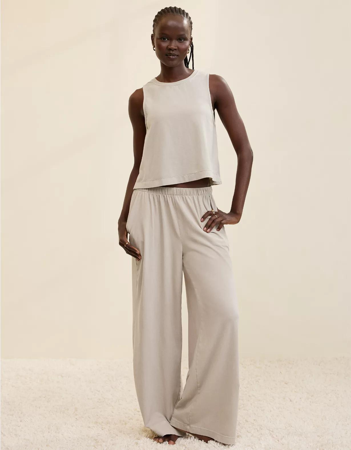 Aerie Dream Jersey Trouser PJ Product Image
